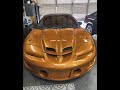 1999 Fbody Brazen Orange Pontiac Firebird Trans am Restoration Journey