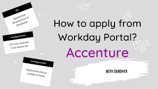 Fixing Accenture Workday Application Issues Existing Application, Otp Not Received, And Status
