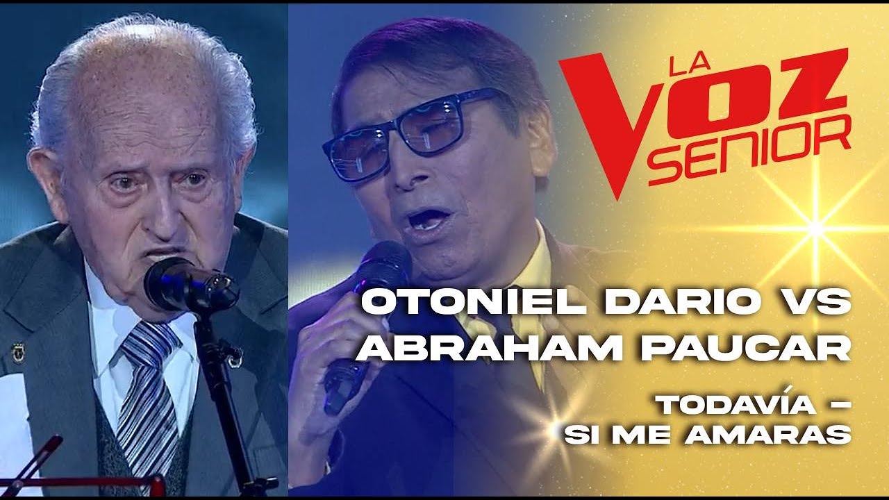 Otoniel Dario vs Abraham Paucar | Todavía - Si me amaras | Batallas| Temporada 2022| La Voz Senior 2