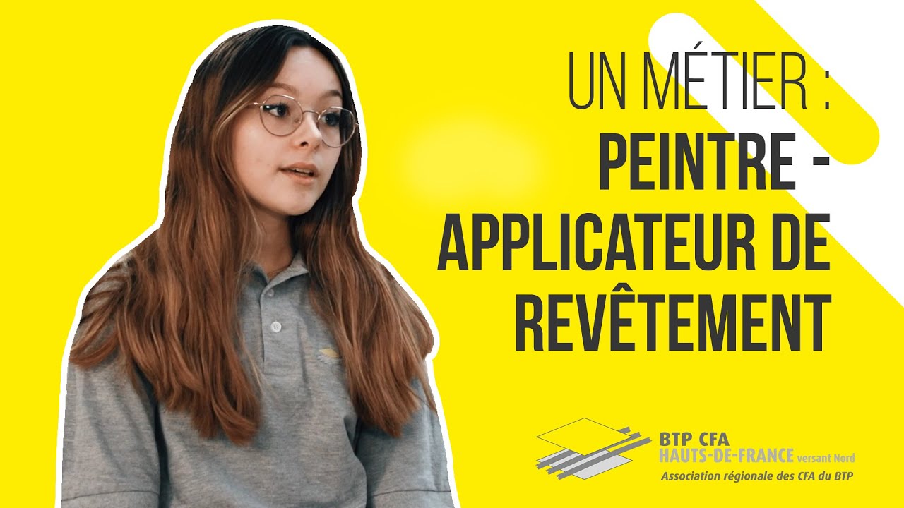 Un métier : Peintre - Applicateur de revêtements