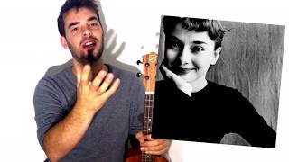 Video thumbnail of "MOON RIVER - ukulele tutorial - Audrey Hepburn (Breakfast at Tiffany's)"