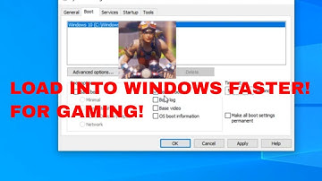 Gaming: How to load into WINDOWS FASTER!! SETTINGS FOR FASTER BOOT TIME