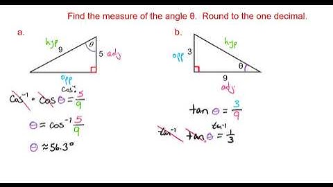 Using Inverse Trigonometric Functions to Find an Angle of a Right Triangle Given Two Sides Video