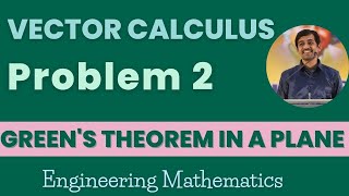 Green's Theorem Problem 2 | Vector Claculus | Engineering Mathematics