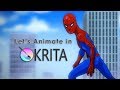 Lets animate 2  amazing spiderman with krita 