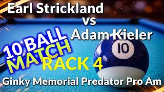 Forth Rack of Earl Strickland vs Adam Kieler at the Ginky Memorial Predator Pro Am