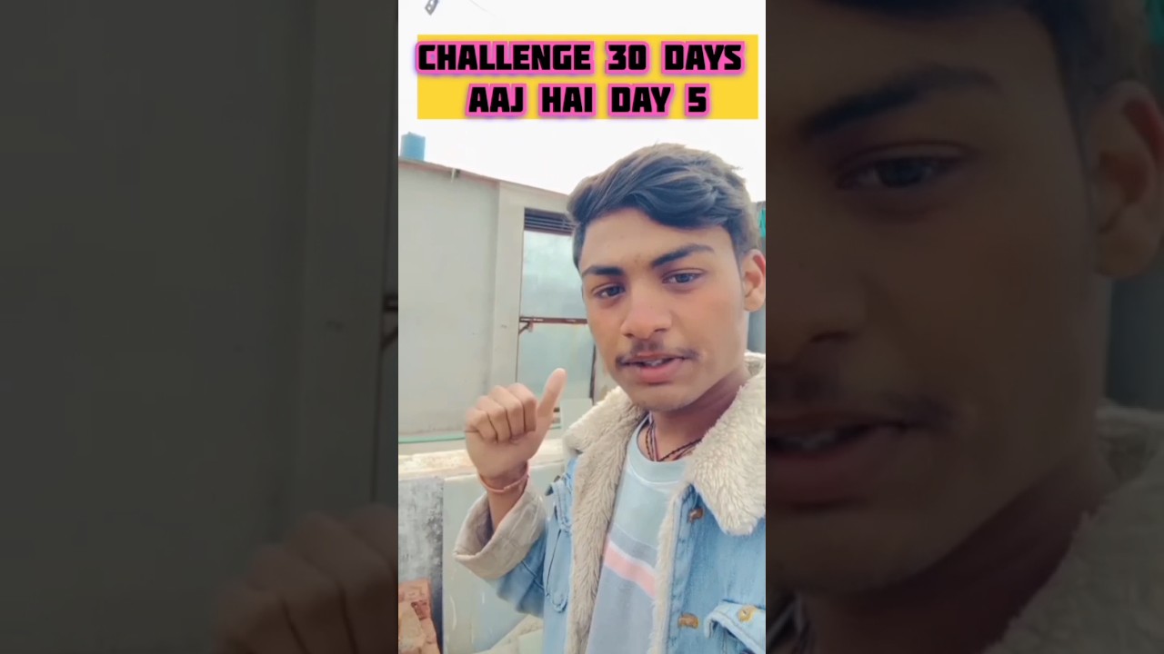 😮challenge 30 days 🤔 aaj hai day 5 ?? 