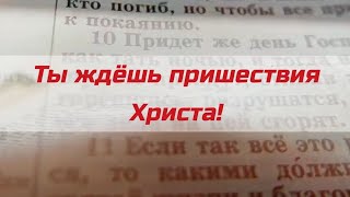 ТЫ ЖДЁШЬ ПРИШЕСТВИЯ ХРИСТА ❗❗❗ - стихи христианские 🙏🕊️💕