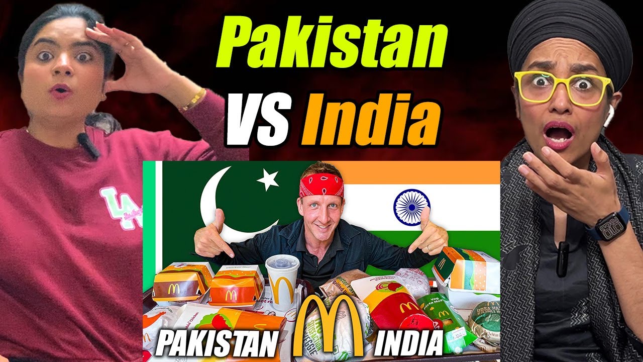 Indians React to McDonald’s Pakistan VS India!! Epic Fast Food Showdown!!