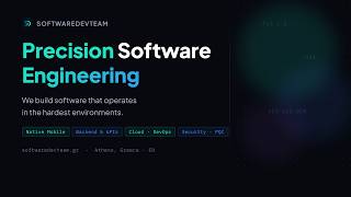 Precision Software Engineering | SoftwareDevTeam, Athens screenshot 1
