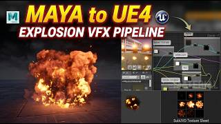 Famous Complete Explosion VFX Pipeline: Maya Fluids to Unreal Engine 4 💣🔥 Wealth