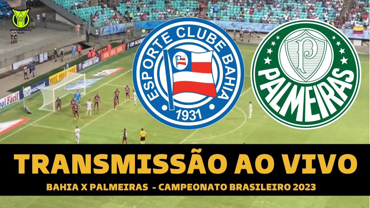 Palmeiras x Bahia: onde assistir ao vivo ao jogo do Brasileirão