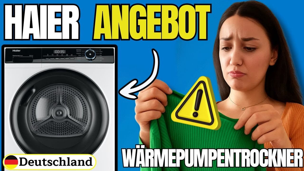 🟢🟢🟢 Haier Trockner Erfahrungen ( (🛑WARNUNG!🛑) ) Haier Wärmepumpentrockner