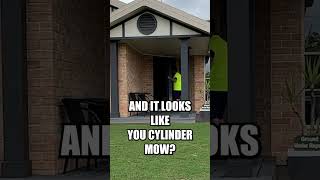 Will he win a $2,000 Masport Lawn Mower?