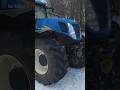 New Holland с финской фрезой #фермер #мульчер #расчисткаучастка