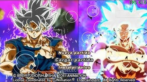 NEW DBZ TTT MENU+ISO ORIGINAL TEXTURES DOWNLOAD