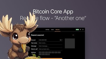 Bitcoin Core App receive prototype - "Another one"