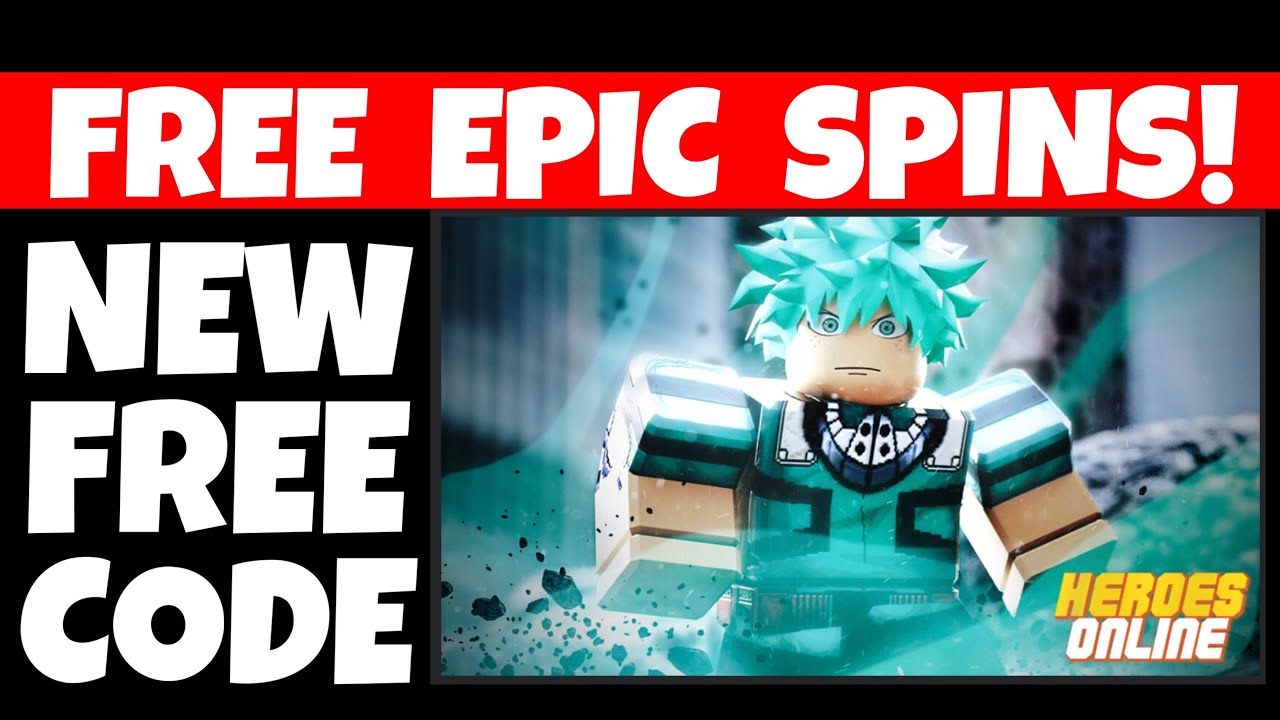 NEW FREE CODE HEROES ONLINE by @ArkhamDeluxe 2 FREE Epic Spin 2x