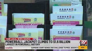 Powerball jackpot hits record amount: How much money is $1.6 billion?