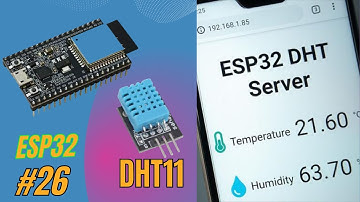 [Lập trình ESP32] Bài 26 - Hiển thị nhiệt độ và độ ẩm DHT11 lên Webserver