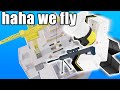 FLY HACKING IN ARSENAL | ROBLOX