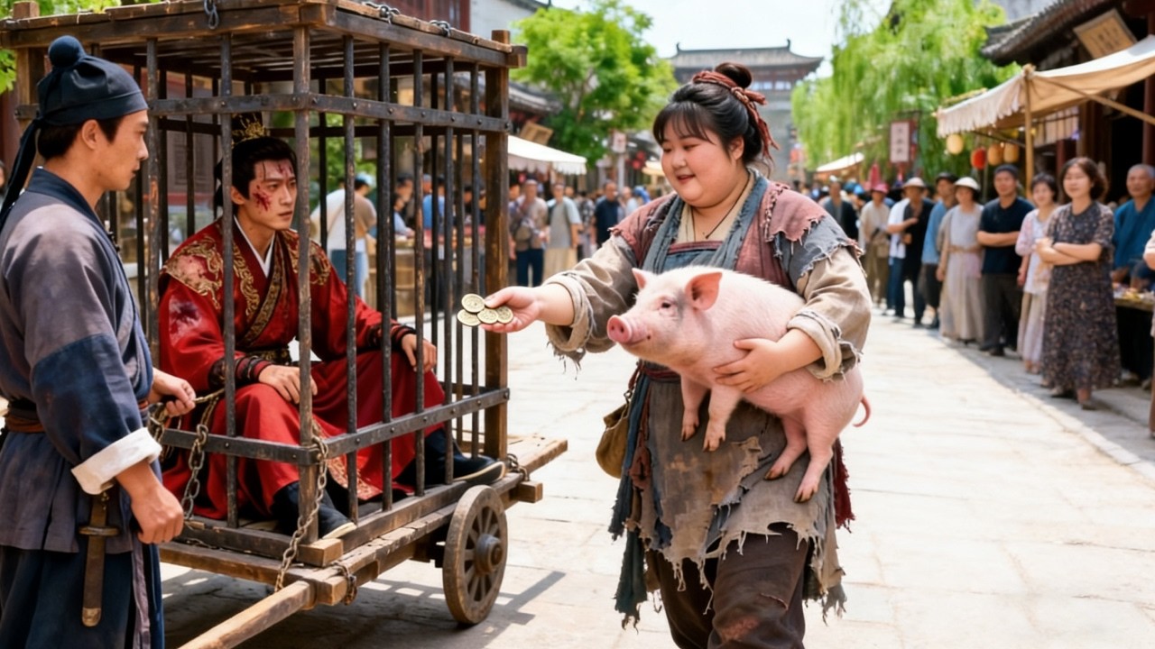 Una vendedora cerdos gasta sus ahorros príncipe discapacitado indeseado,¡y ahora él la consiente!