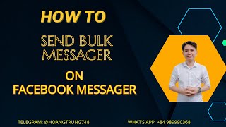 How To Send Bulk Messages On Facebook Messenger New 2024 screenshot 4