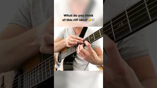 What do you think of this riff idea? 💡🎸 #fingerstyle #guitar #guitarist