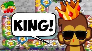 I AM THE SPANANZA KING!?!! Moab Pit Speed Bananza (Bloons TD Battles)