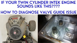 How to Diagnose Poor Running Briggs and Stratton Intek  Twin Cylinder Engine