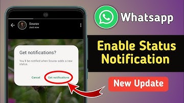 Enable Whatsapp Status Notification | Whatsapp Get Notification for Status | Whatsapp New Update