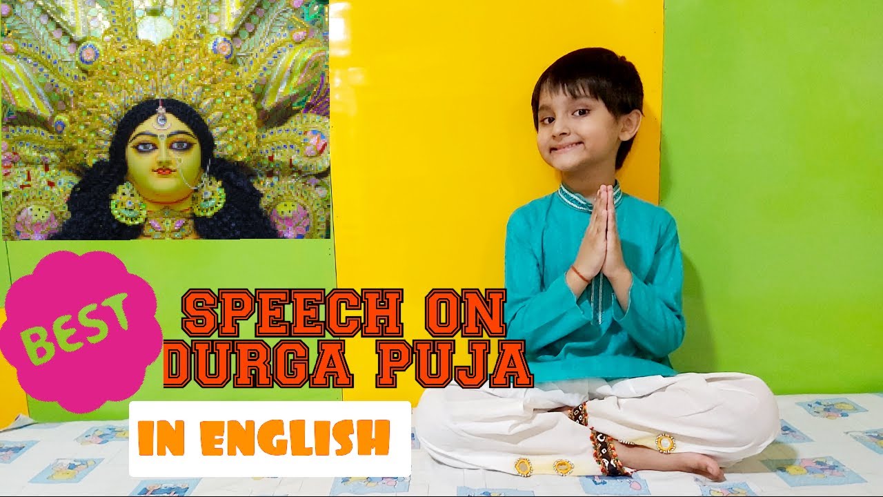 write a speech on durga puja