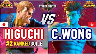 SF6 🔥 Higuchi (#2 Ranked Guile) vs Chris Wong (Luke) & LeShar (Chun-Li) 🔥 SF6 High Level Gameplay
