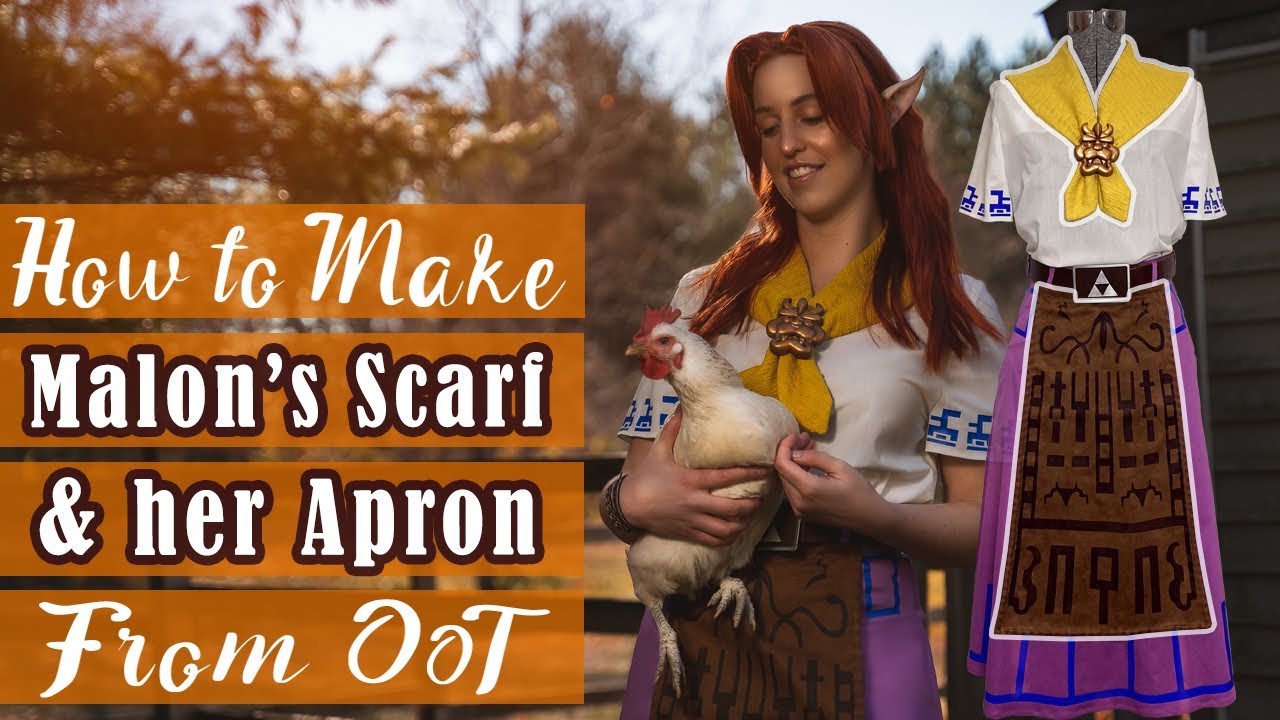 STEP BY STEP: Malon's Scarf and Apron from Ocarina of Time