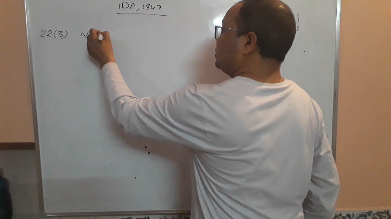 IDA,1947: Prohibition of strikes and lock out ( s. 22 )