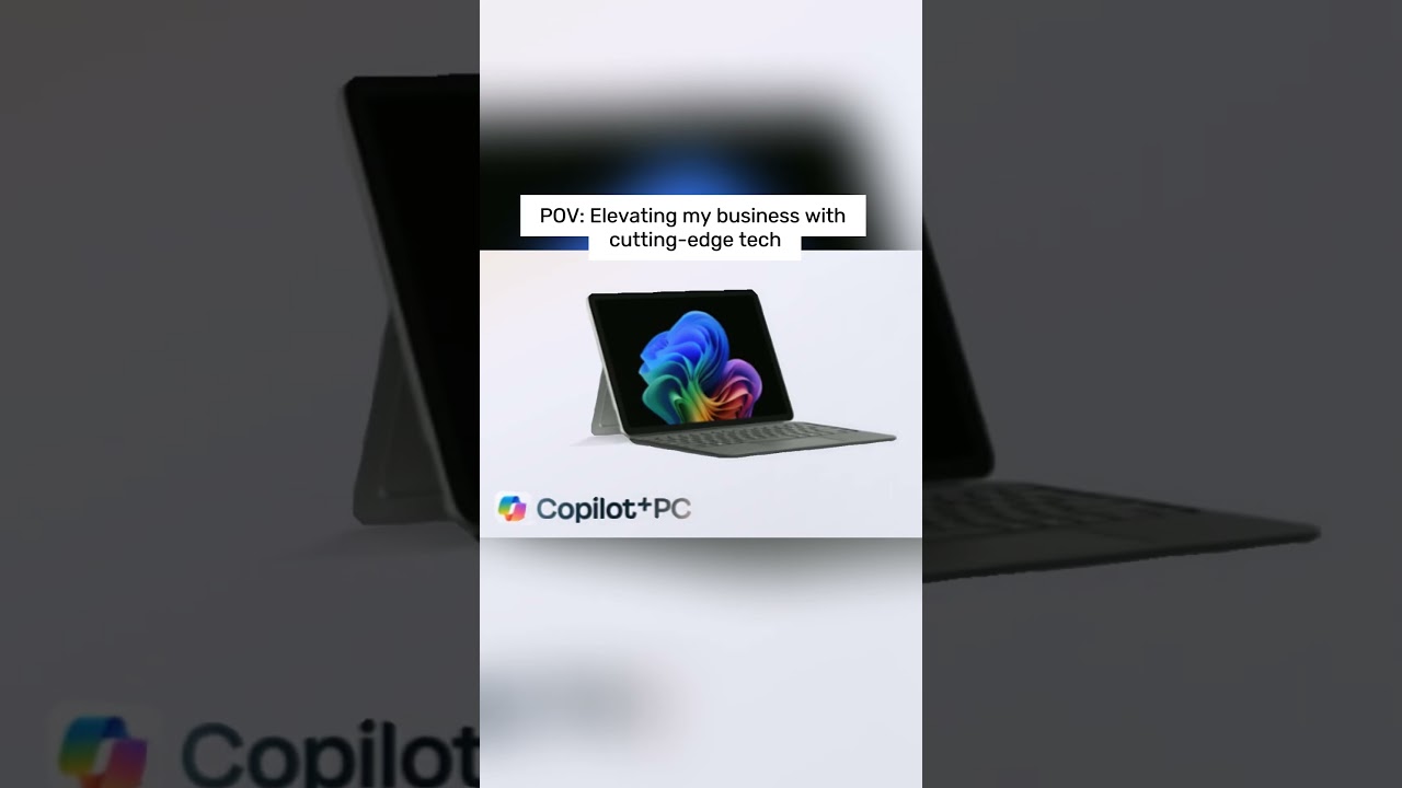 Small Business Tech Solutions Text overlay