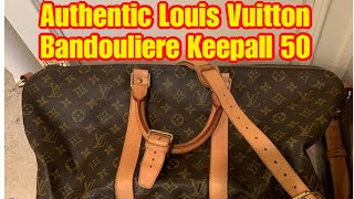 Louis Vuitton 2016 Pre-owned Keepall 50 Bandouliere Bag - Brown