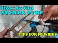 How to Cut Steerer Tube without Tube Cutter | Paano Magputol ng Steerer Tube ng walang Tub Cutter