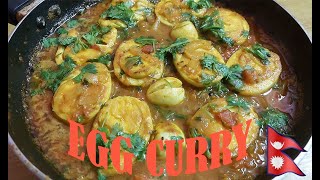 EGG CURRY RECIPE || NEPALESE FOOD || DEFINITE CLICK