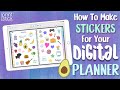 How to Make Stickers for Your Digital Planner for FREE on your iPad