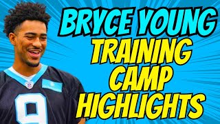 Training Camp Highlights of Bryce Young Taking Command of The Carolina Panthers