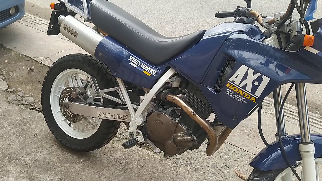 HONDA AX-1不動 Honda AX1 250CC blue | Sakura Enterprises - YouTube