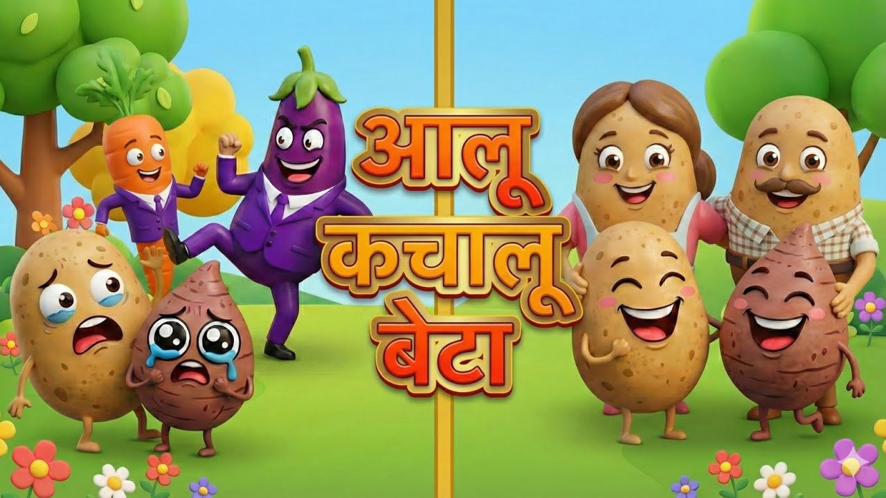Aloo Kachaloo Beta Kaha Gye The lAalu Kachalu Beta Full Song l Hindi Rhymes l Hindi Song lKids Song 