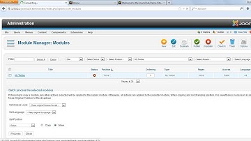 My Twitter Joomla Module
