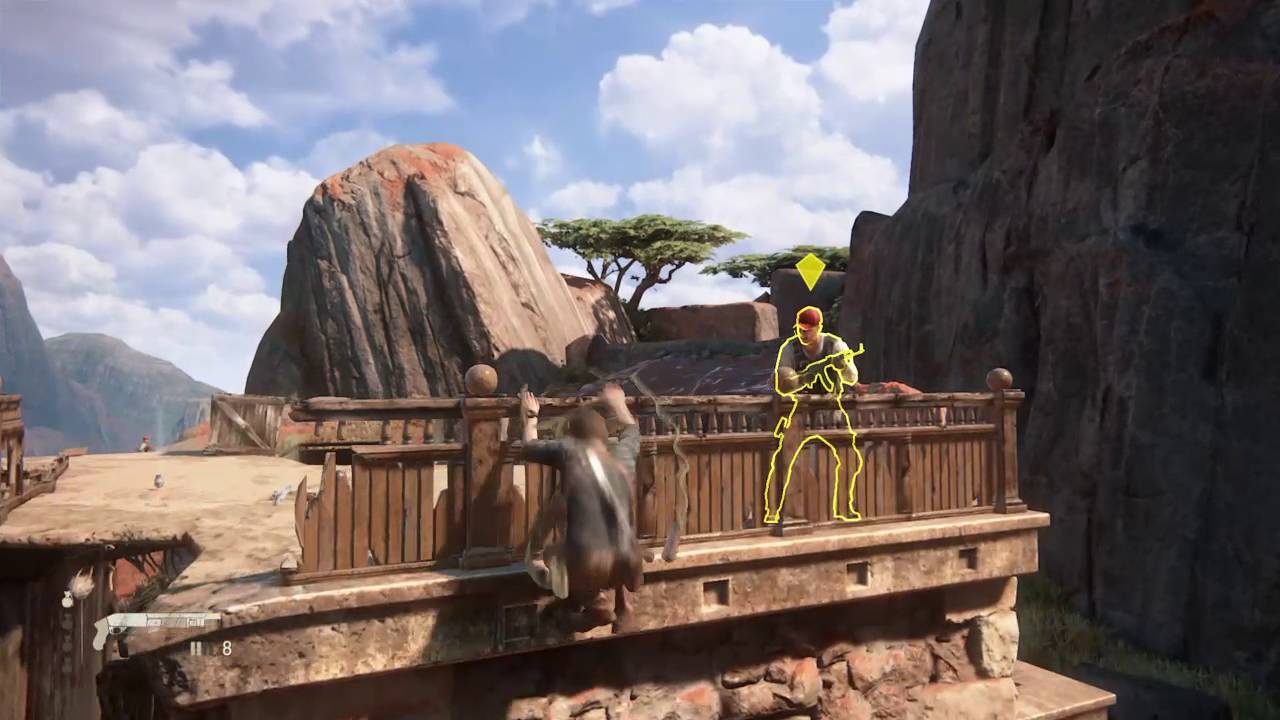 Uncharted 4: A Thief’s End™: Drawbridge Shootout (Ch. 10 gameplay)