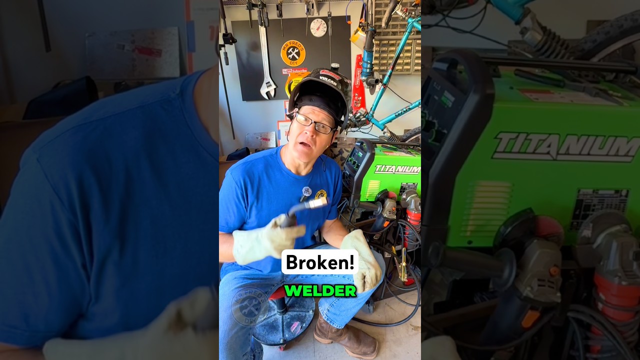 How I Destroyed My MIG Welder #welding #repair #shorts