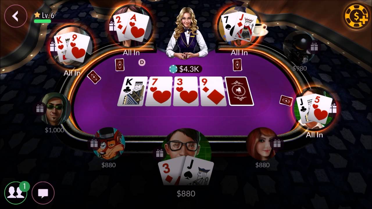 Zynga Poker - Texas Holdem - Mobile Game - Gameplay 