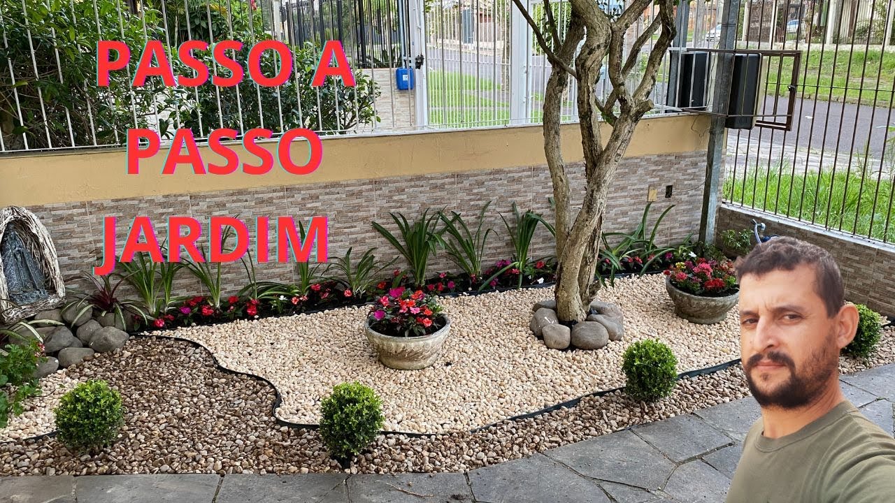 JARDIM DECORADO PASSO A PASSO