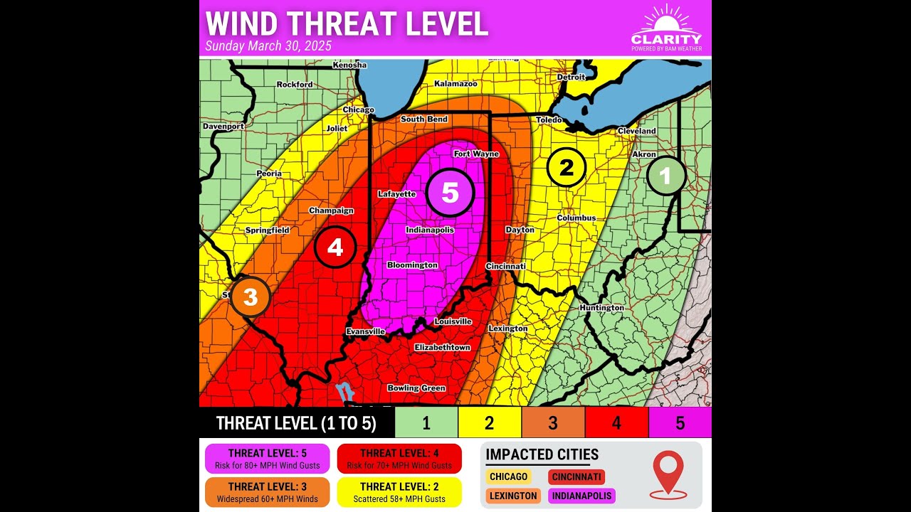 Severe storms moving through Missouri, Illinois and into Indiana ...