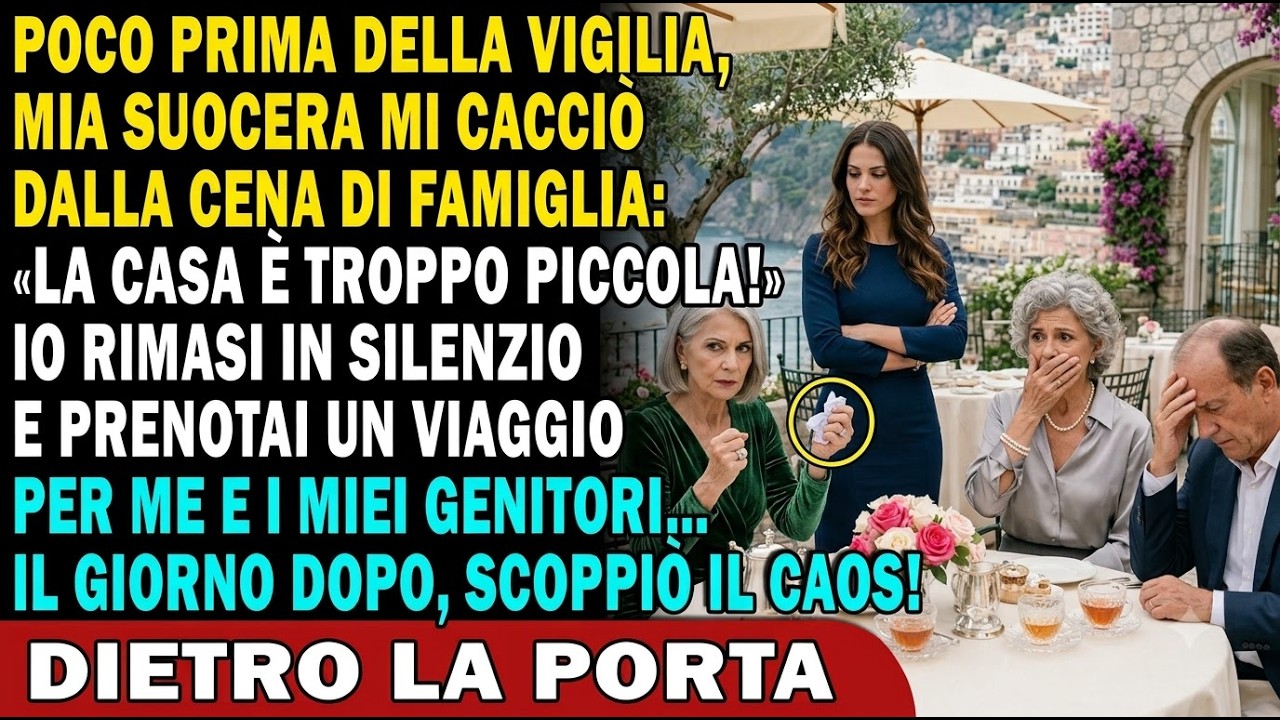 Mia suocera mi ha cacciata pubblicamente dal pranzo di Natale con un messaggio sul gruppo di famiglia: "La casa è piccola, non venire". Ho spento il telefono e ho portato i miei genitori in un...